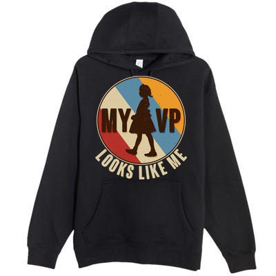 Vintage My VP Looks Like Me Ruby Bridges Emblem Premium Pullover Hoodie