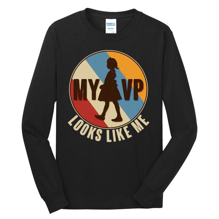 Vintage My VP Looks Like Me Ruby Bridges Emblem Tall Long Sleeve T-Shirt