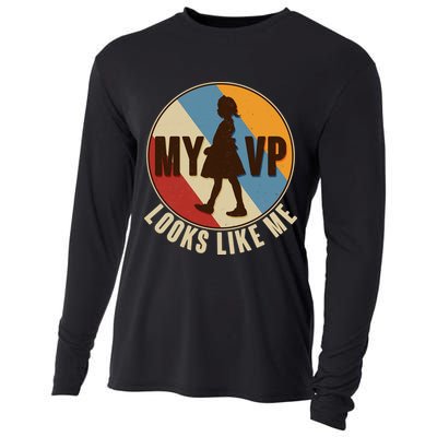 Vintage My VP Looks Like Me Ruby Bridges Emblem Cooling Performance Long Sleeve Crew