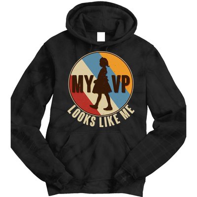 Vintage My VP Looks Like Me Ruby Bridges Emblem Tie Dye Hoodie