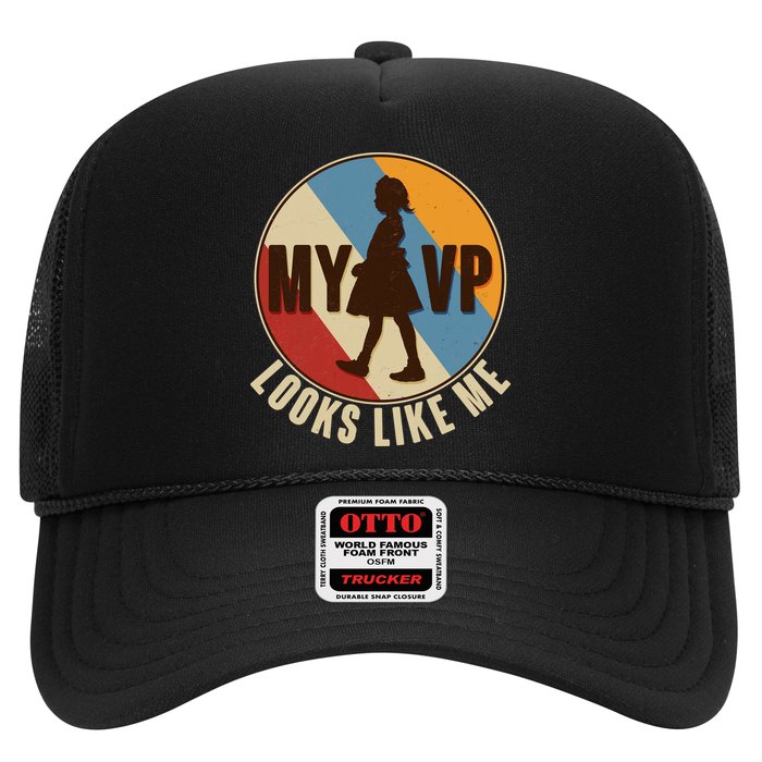 Vintage My VP Looks Like Me Ruby Bridges Emblem Trucker Hat
