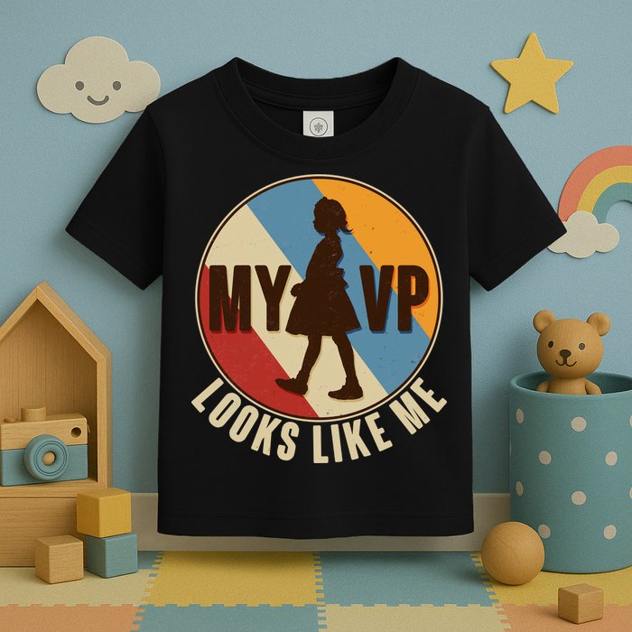 Vintage My VP Looks Like Me Ruby Bridges Emblem Toddler T-Shirt