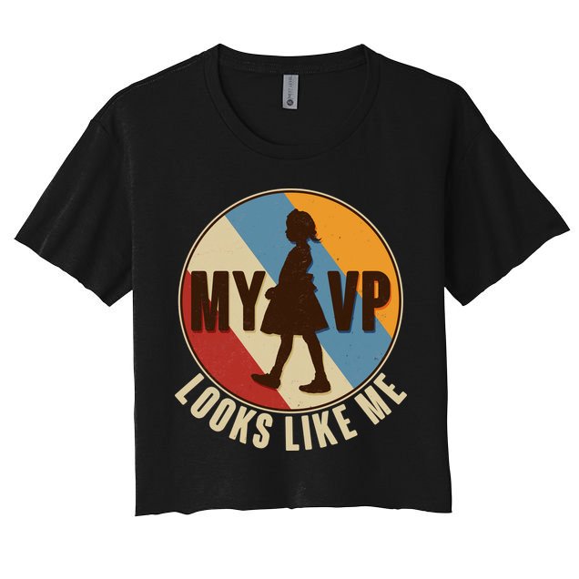 Vintage My VP Looks Like Me Ruby Bridges Emblem Crop Top
