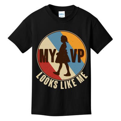 Vintage My VP Looks Like Me Ruby Bridges Emblem Kids T-Shirt