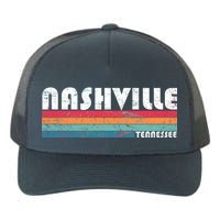 Vintage Nashville Tennessee Yupoong Adult 5-Panel Trucker Hat