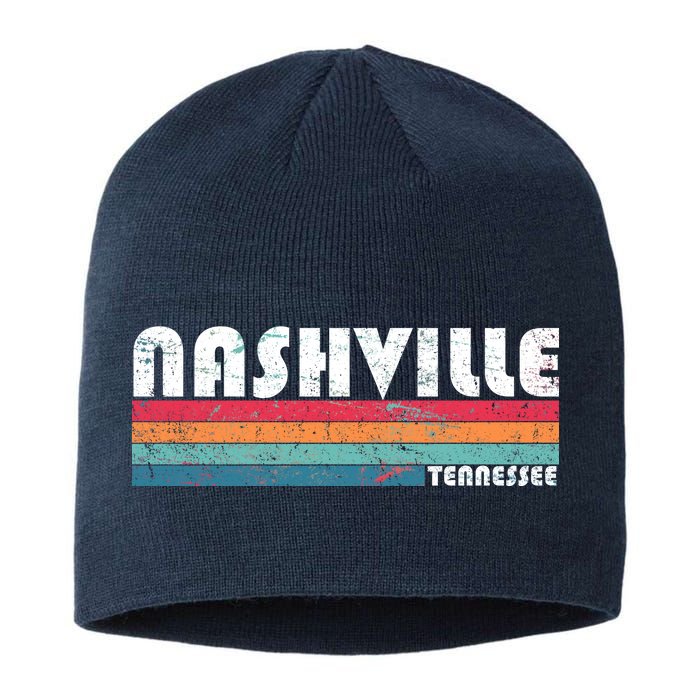 Vintage Nashville Tennessee Sustainable Beanie