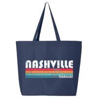 Vintage Nashville Tennessee 25L Jumbo Tote