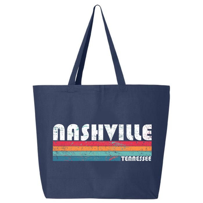 Vintage Nashville Tennessee 25L Jumbo Tote