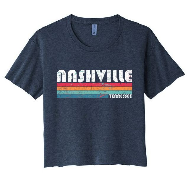 Vintage Nashville Tennessee Crop Top