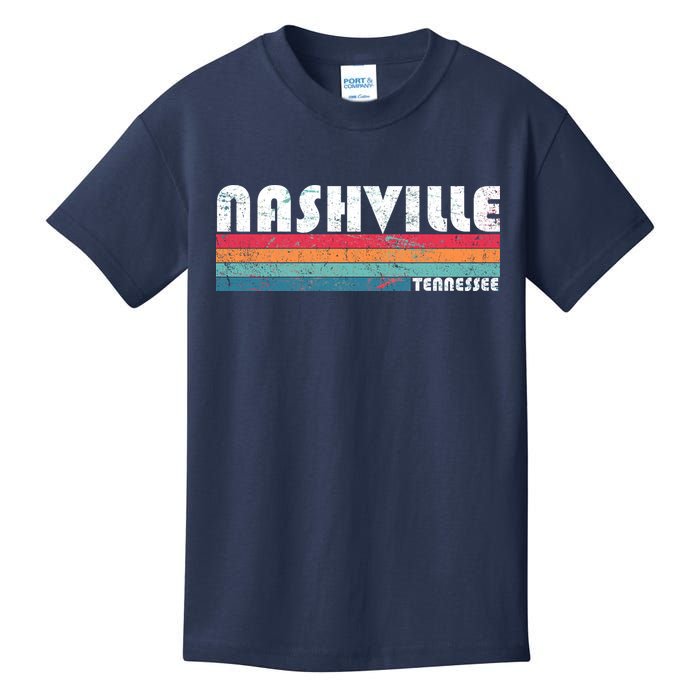 Vintage Nashville Tennessee Kids T-Shirt