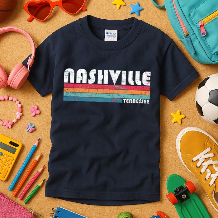 Vintage Nashville Tennessee Kids T-Shirt