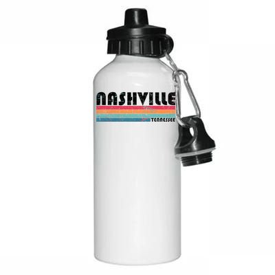 Vintage Nashville Tennessee Aluminum Water Bottle