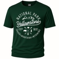 Vintage National Park Yellowstone Estd 1872 Logo Performance Shirt