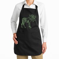 Vintage Nature Lover Moose Forest Apron