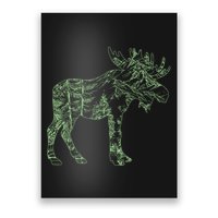 Vintage Nature Lover Moose Forest Poster