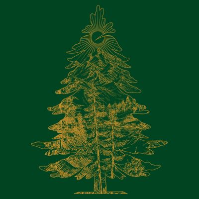 Vintage Nature Lover Pine Tree Forest T-Shirt
