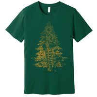 Vintage Nature Lover Pine Tree Forest Premium T-Shirt