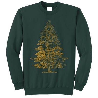 Vintage Nature Lover Pine Tree Forest Tall Sweatshirt
