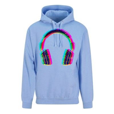 Vintage Neon Headphones Unisex Surf Hoodie