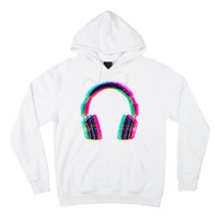 Vintage Neon Headphones Hoodie