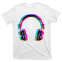 Vintage Neon Headphones T-Shirt