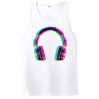 Vintage Neon Headphones PosiCharge Competitor Tank