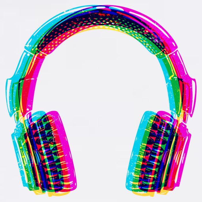Vintage Neon Headphones Toddler T-Shirt