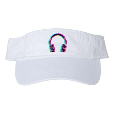 Vintage Neon Headphones Visor
