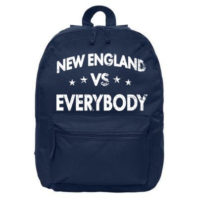 Vintage New England Vs Everybody 16 in Basic Backpack