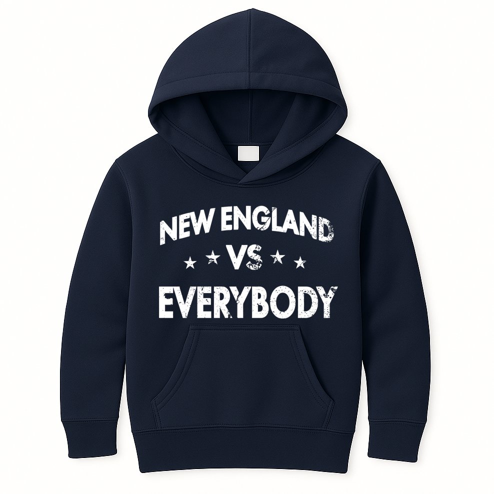 Vintage New England Vs Everybody Kids Hoodie