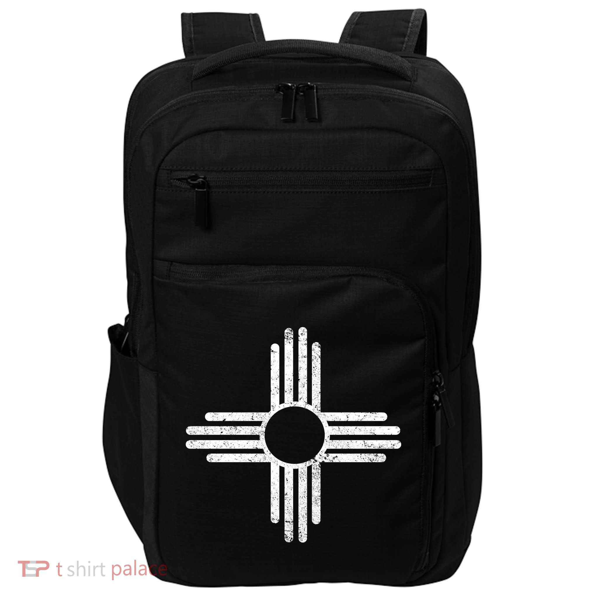 Vintage New Mexico Flag Symbol Impact Tech Backpack