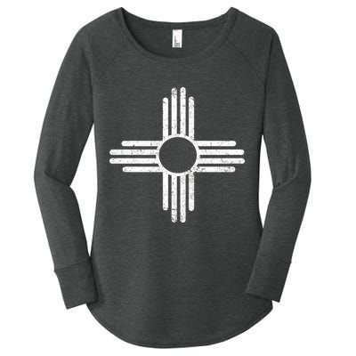 Vintage New Mexico Flag Symbol Women's Perfect Tri Tunic Long Sleeve Shirt