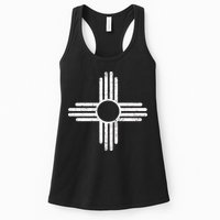 Vintage New Mexico Flag Symbol Womens Tank Top