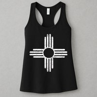 Vintage New Mexico Flag Symbol Womens Tank Top