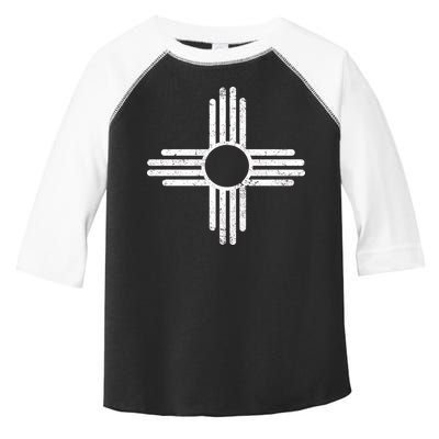 Vintage New Mexico Flag Symbol Toddler Fine Jersey T-Shirt
