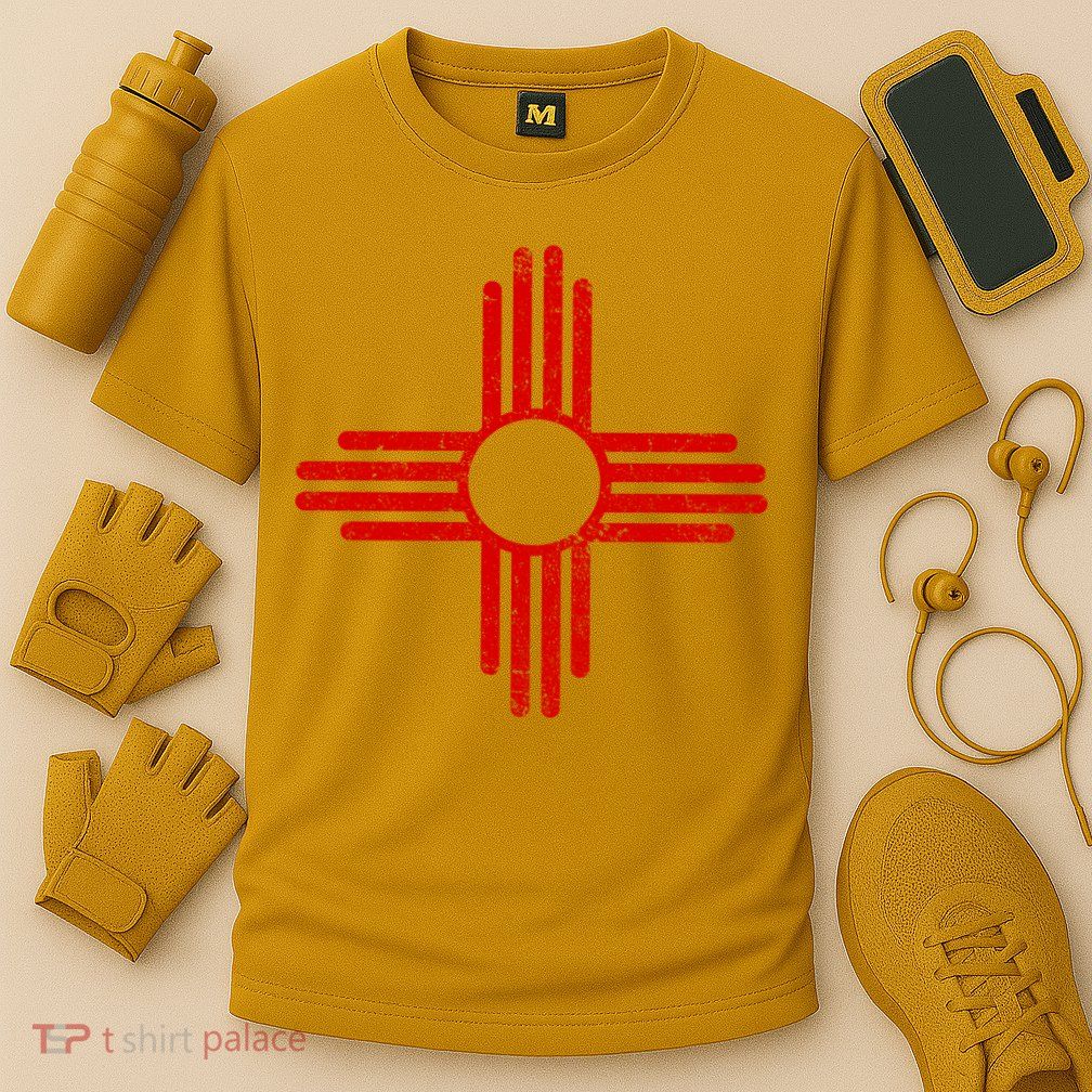 Vintage New Mexico Flag Symbol Performance Shirt