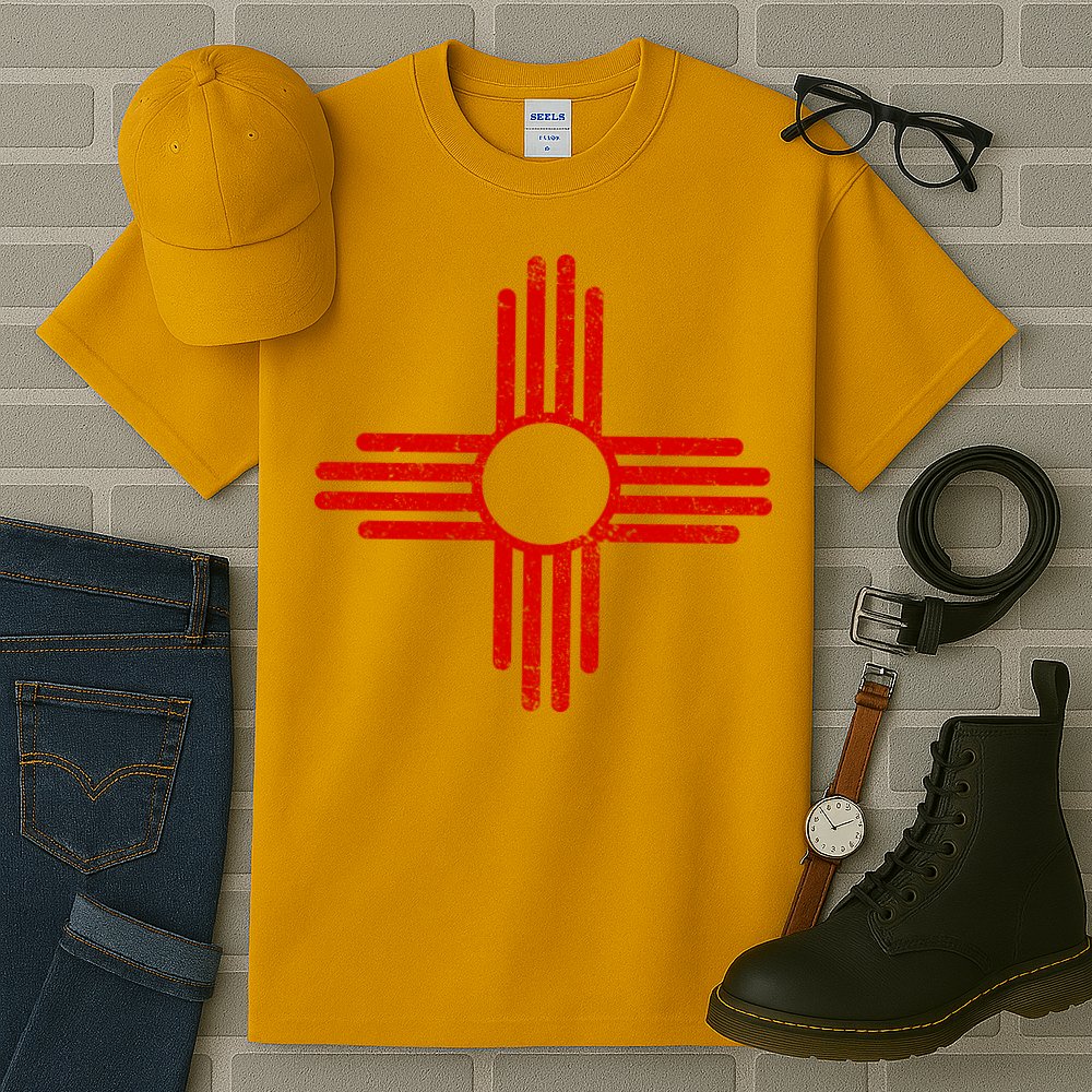 Vintage New Mexico Flag Symbol Tall T-Shirt