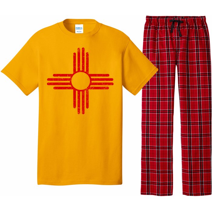 Vintage New Mexico Flag Symbol Pajama Set