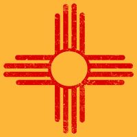 Vintage New Mexico Flag Symbol Polo