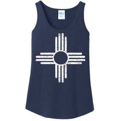 Vintage New Mexico Flag Symbol Ladies Essential Tank