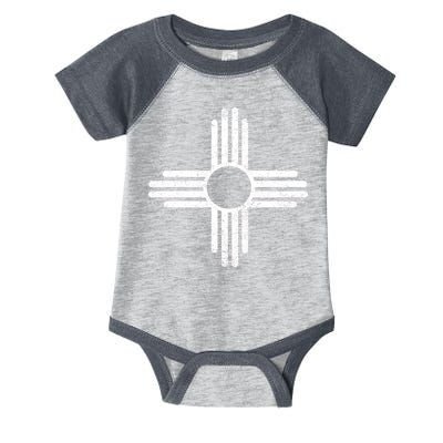 Vintage New Mexico Flag Symbol Infant Baby Jersey Bodysuit