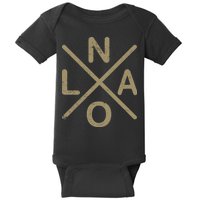 Vintage New Orleans Football Baby Bodysuit