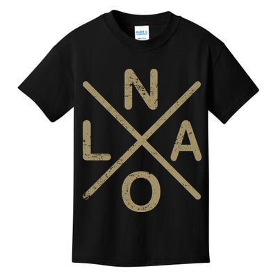 Vintage New Orleans Football Kids T-Shirt