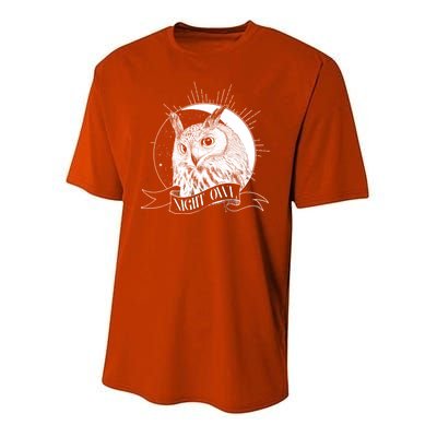 Vintage Night Owl Youth Performance Sprint T-Shirt