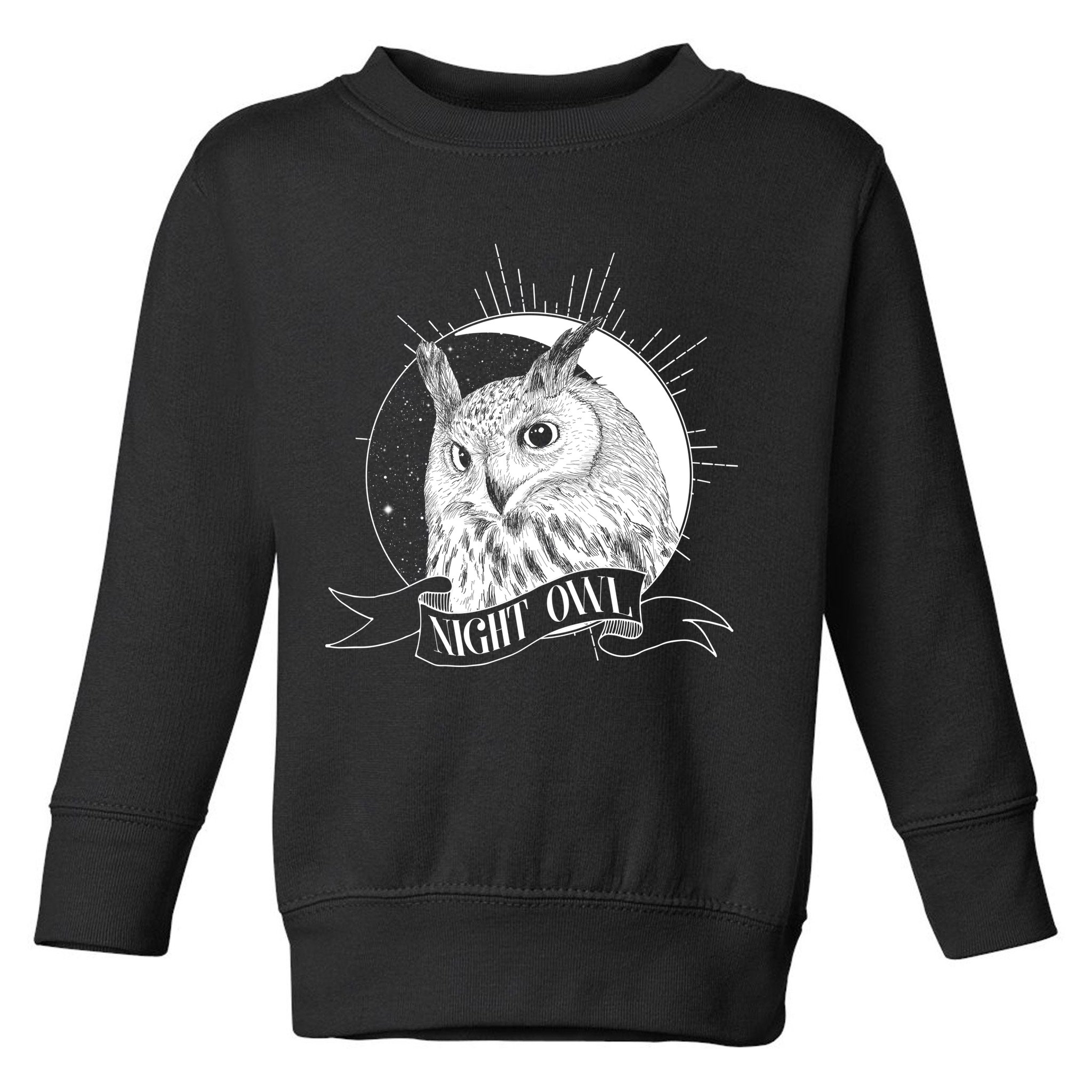 Vintage Night Owl Toddler Sweatshirt