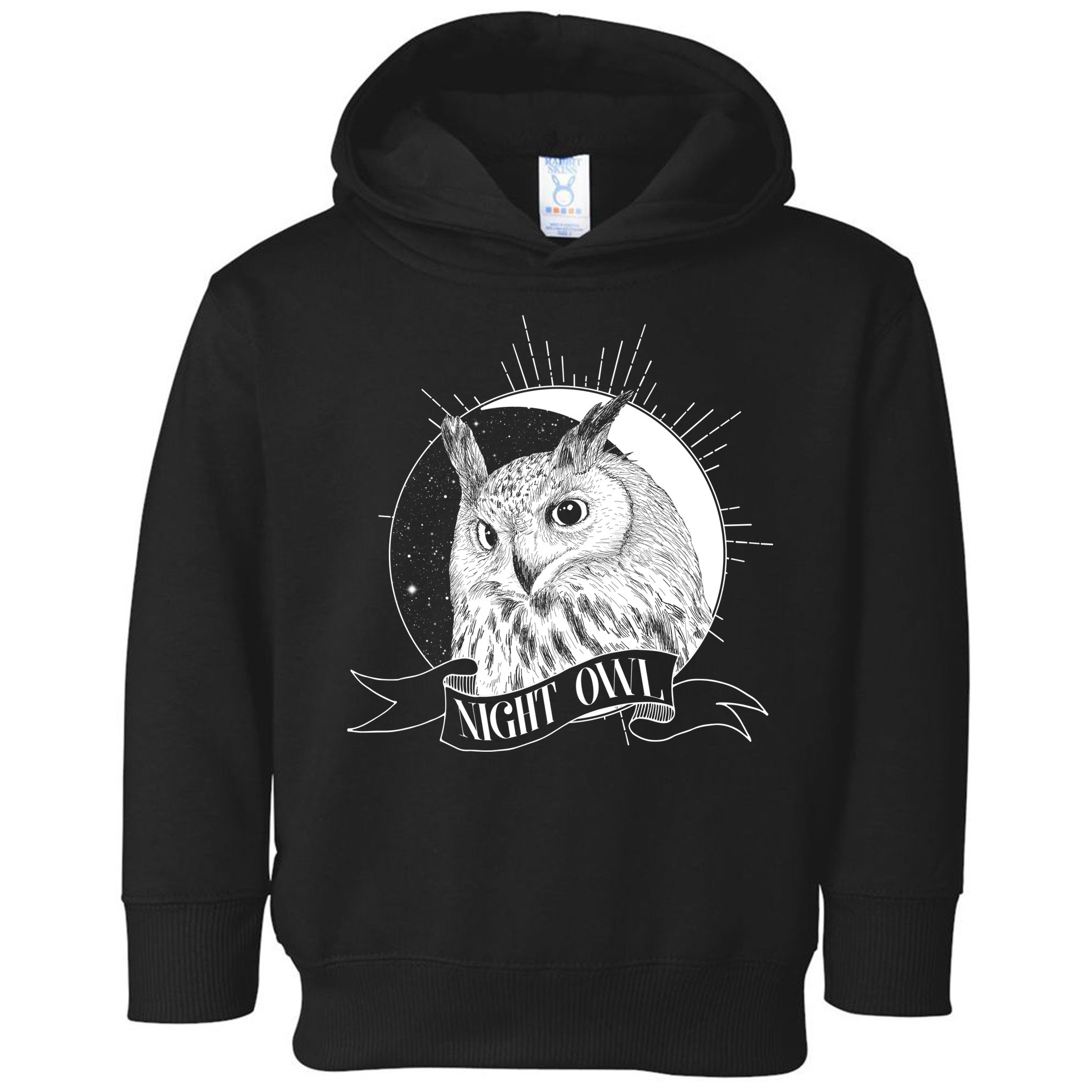 Vintage Night Owl Toddler Hoodie