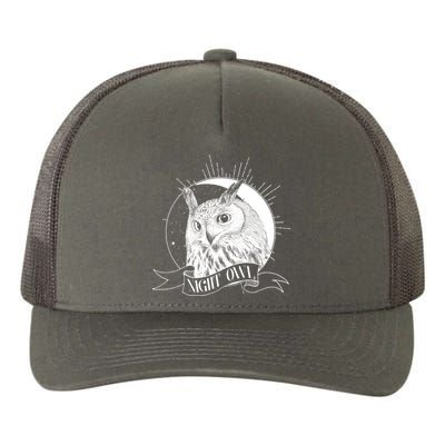 Vintage Night Owl Yupoong Adult 5-Panel Trucker Hat