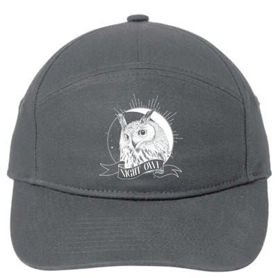 Vintage Night Owl 7-Panel Snapback Hat