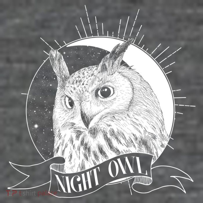 Vintage Night Owl 7-Panel Snapback Hat