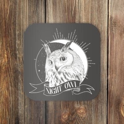 Vintage Night Owl Coaster